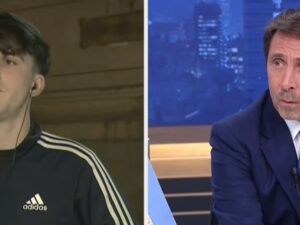 Eduardo Feinmann volvió a cuestionar la toma de colegios en TV y cruzó al nieto de Néstor Pitrola: “Me alegra que seas menos trosko que tu abuelo”