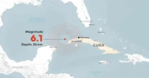 Un terremoto de magnitud 6.1 sacudió a Cuba