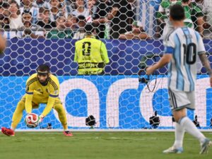 Por qué usa máscara el hijo de Zinedine Zidane, el arquero de Argelia que enfrenta a Argentina
