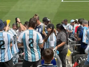 Pablo Toviggino evitó viajar al Mundial de EE.UU., pero sí lo hizo su entorno familiar, incluyendo a su empleada doméstica