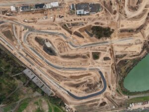 La megaobra en el Gálvez ya supera el 60%: la impactante imagen desde las alturas del trazado que sueña con la F1